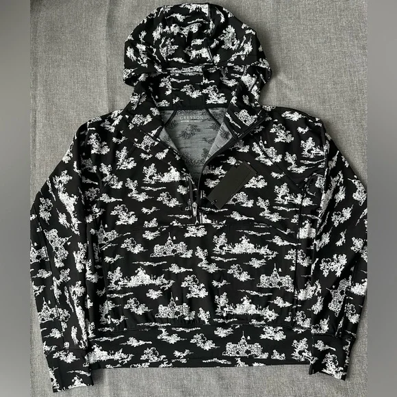 Greyson Paris Of The West Kristina Half-Zip Hoodie Shirt - Picture 7 of 12